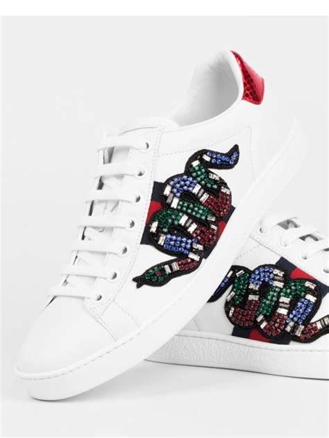 gucci shoe snake|gucci ace embroidered snake.